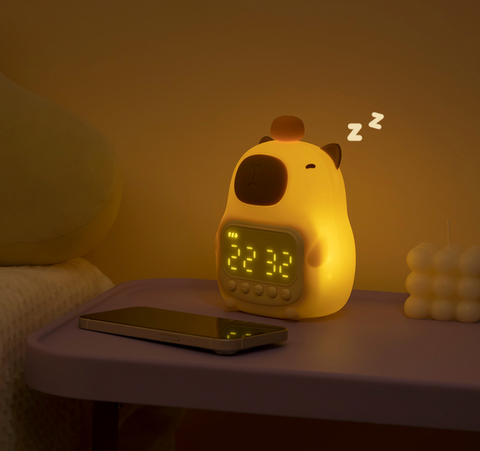 Capybara Alarm Clock Nightlight