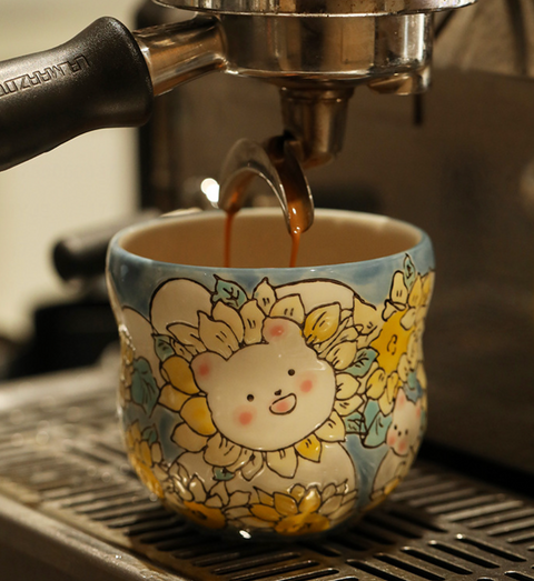 Floral Ceramic Mug 340ml