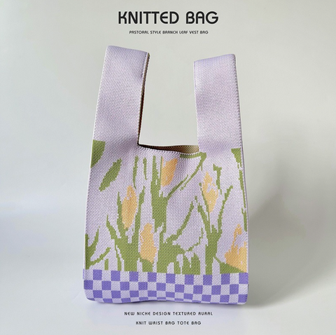 Bright Knitted Bag