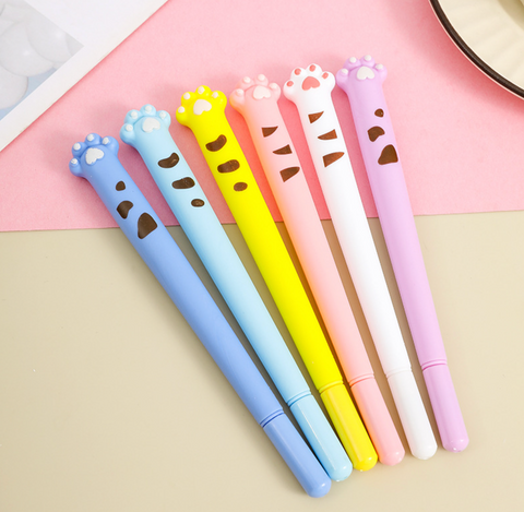 Cat Paw Squishy 0.5mm Black Gel Ink Pen