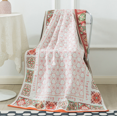 Roman Holiday Cotton Towel Blanket 90*180cm