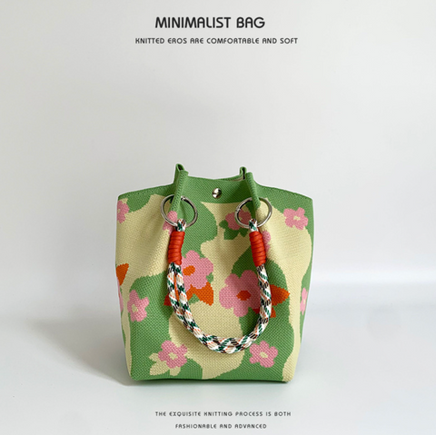 Minimalist Ring Knit Handbags