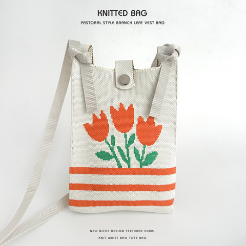 Small Shoulder Knit Tote
