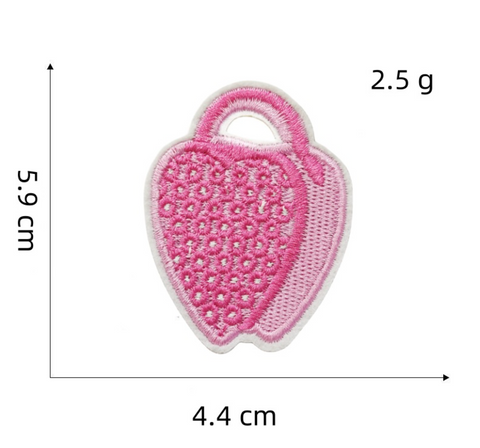 Barbie Pink Embroidered Badge Set