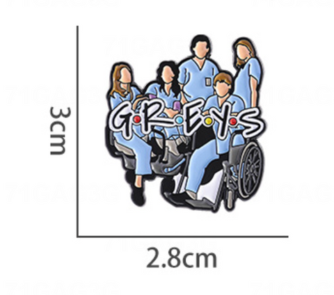 Greys Group Pin