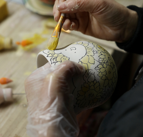 Floral Ceramic Mug 340ml