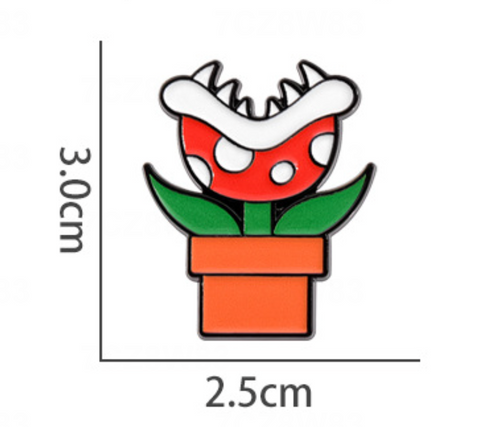 Mario Plant Pin