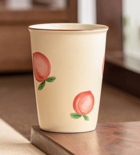 Peach Ceramic Mug 267ml
