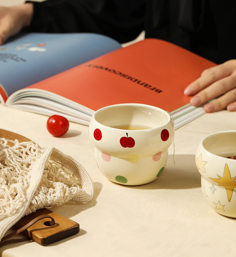 Handheld Coffee Ceramic Cup 310ml