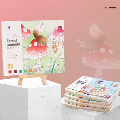 Watercolor Removable Watercolor Painting DIY