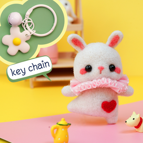 Ballet Animal Keychain Felt Kit