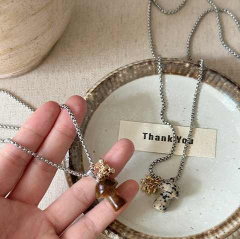 Mushroom Necklaces