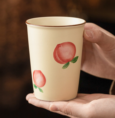 Peach Ceramic Mug 267ml
