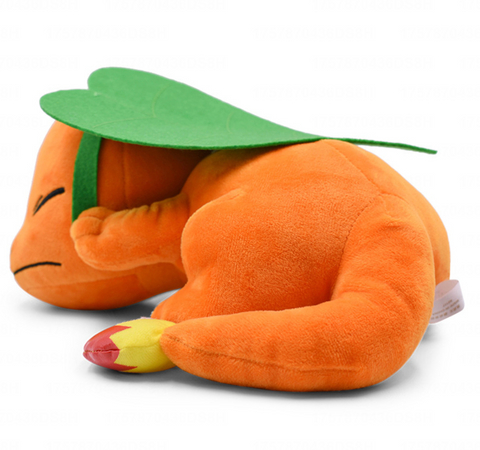 Charmander Sleeping and Leaf Medium Plush 27cm