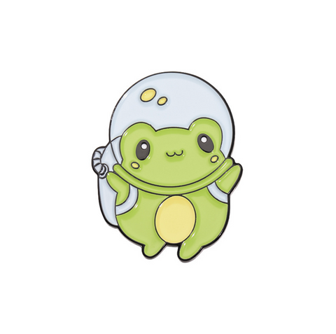 Astronaut Frog Pin