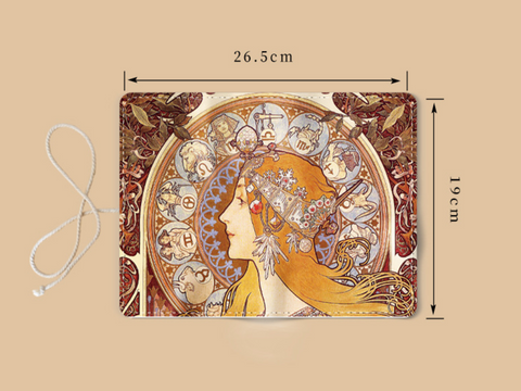 Mucha Constellation Pencil Canvas Wrap