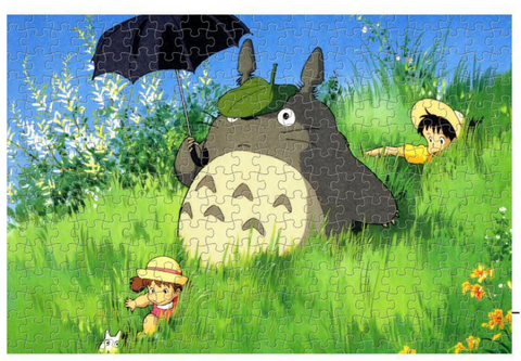 Totoro Green Fields Jigsaw Puzzle 1000pc
