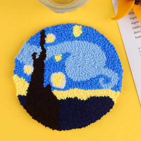 Night Star Carpet Coaster DIY