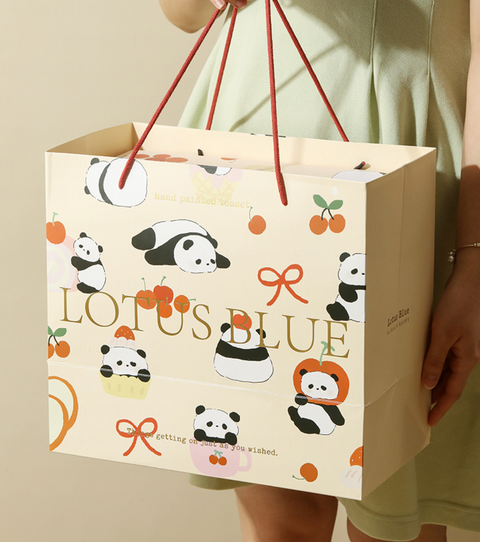 Panda Red Ceramic Teapot with Cup Set