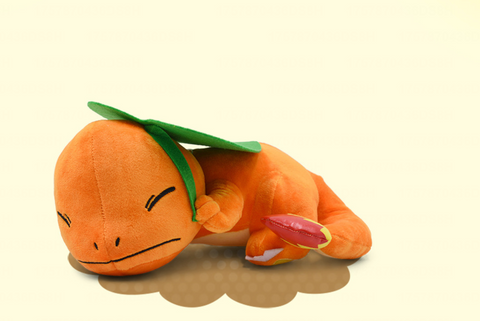 Charmander Sleeping and Leaf Medium Plush 27cm