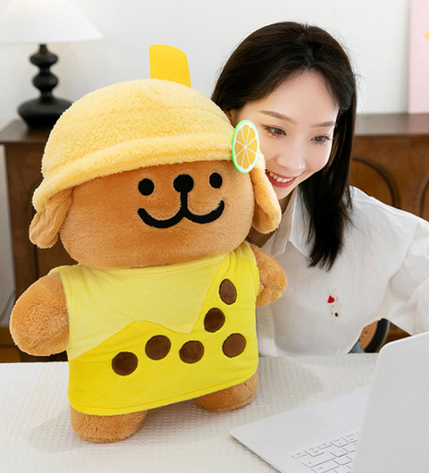 Maltese Bubble Tea Plush 30cm