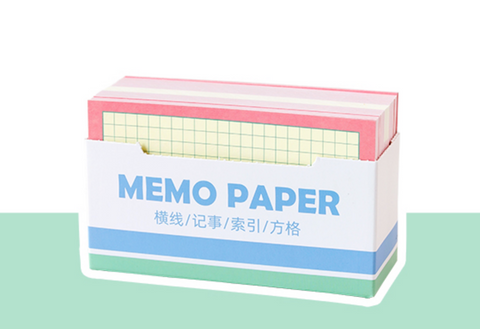 Memo Paper Cards