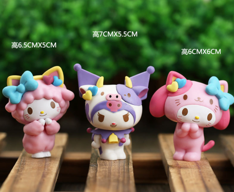 Sanrio Hello Kitty Kuromi Statues