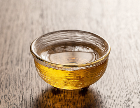 Japanese Gold Edge Glass Cup