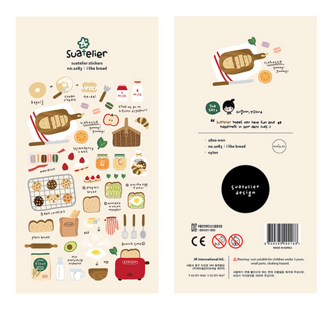 Sonia Sticker - I Love Bread