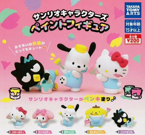 Sanrio Painters Statues