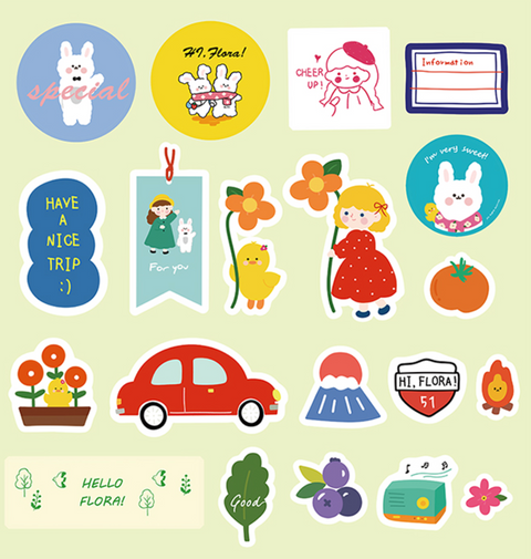 Jiyu Multipurpose Trip Stickers
