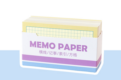 Memo Paper Cards