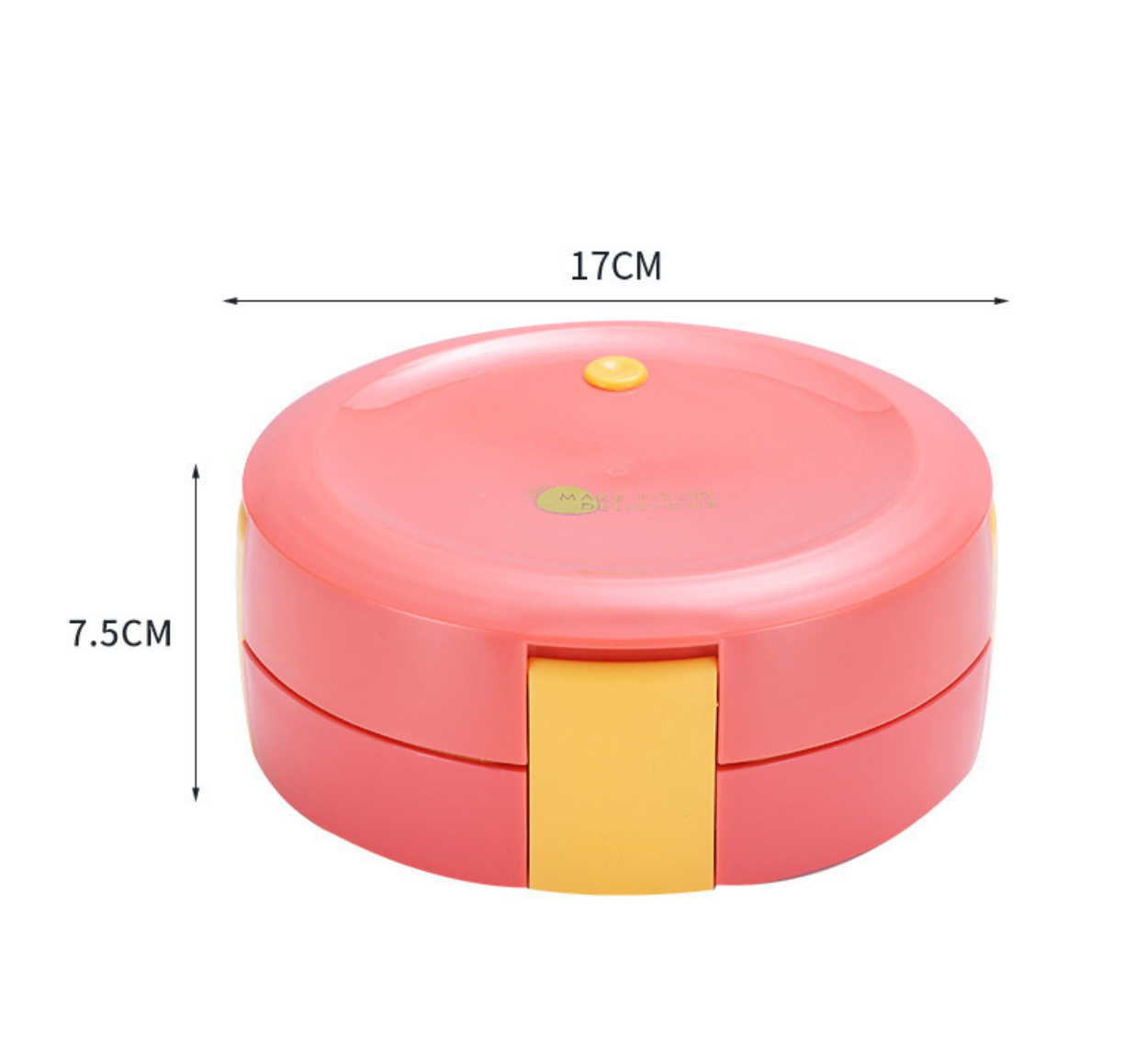 Make Food Delicious Round Lunch Box 750ml – Midori Gifts