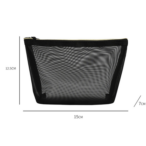 Black Mesh Portable Bag