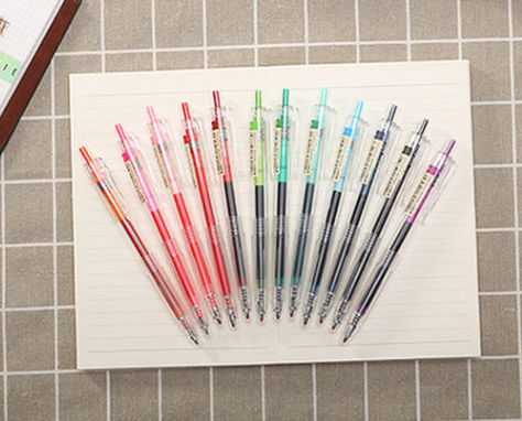 AGPH5610 12 Color Set 0.5mm Gel Ink Pen