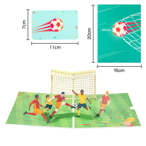 Pop Out Card Soccer