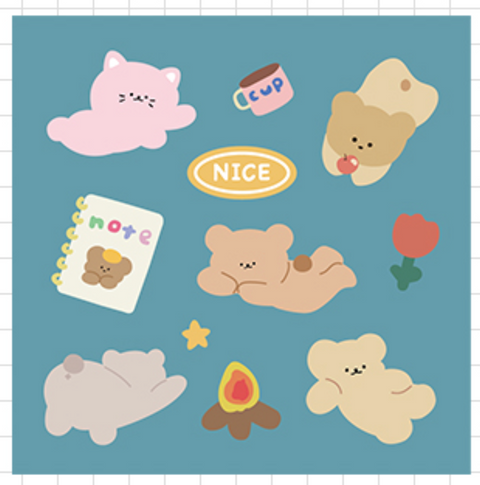 Bear! PVC Stickers