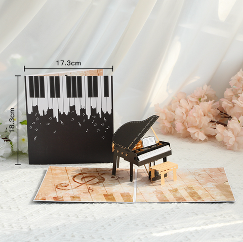 Pop Out Card Piano