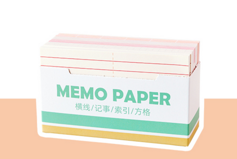 Memo Paper Cards