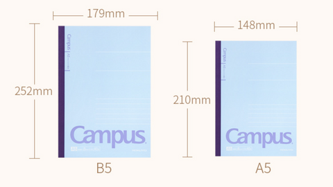 CAMPUS Pink A5 Lined Notebook 60pg