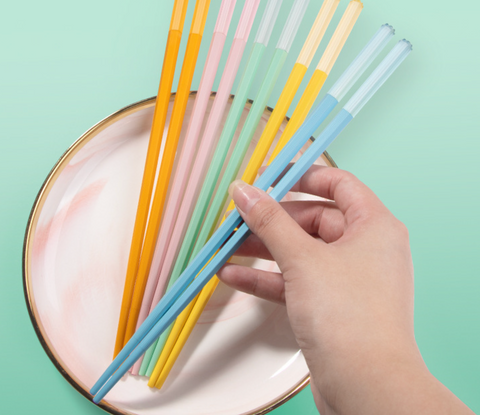Colorful Macaron Mixed Chopstick 5 Set
