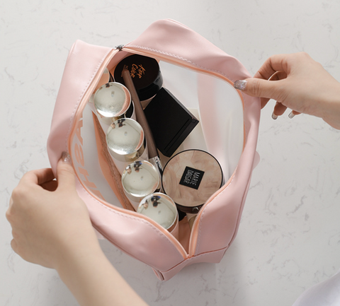 Transparent Cosmetic Small Matte Bag