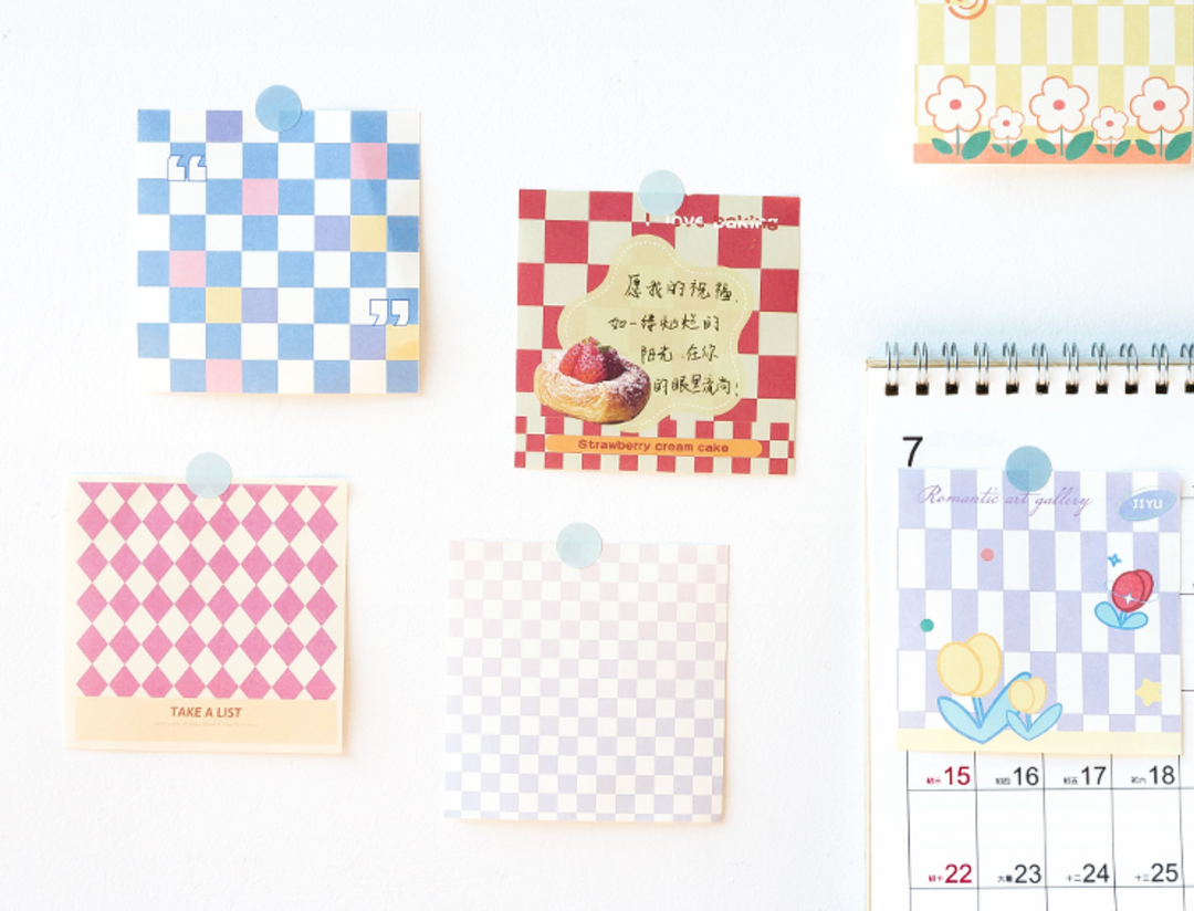 Note Checkerboard Jiyu Checkerboard Note Paper – Midori Gifts