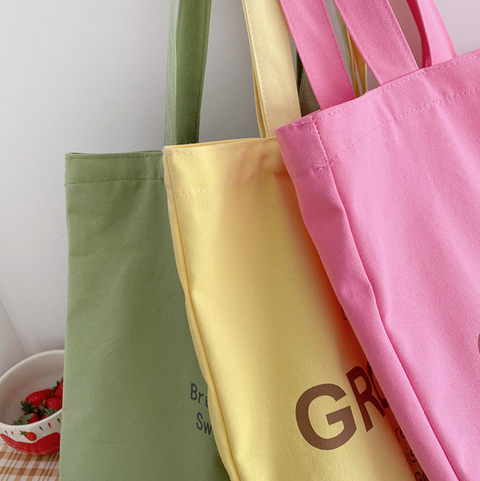 Grocery Canvas Tote