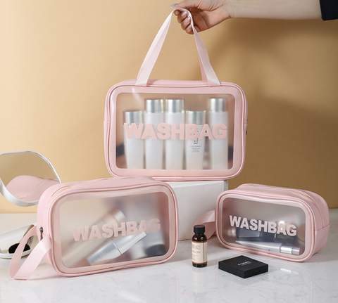 Transparent Cosmetic Small Matte Bag