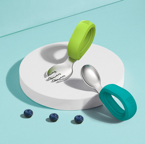 Easy Hold Circular Fork and Spoon Set