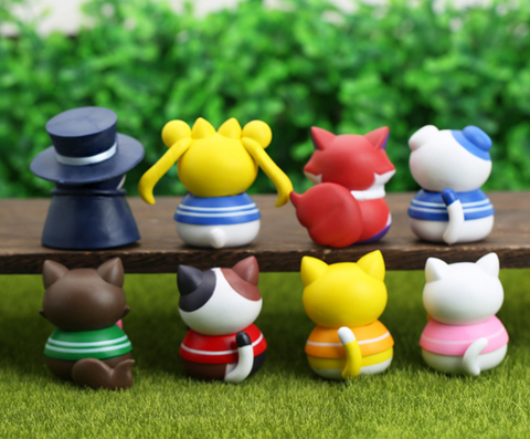 Sailorscouts Cats Chibi Statue