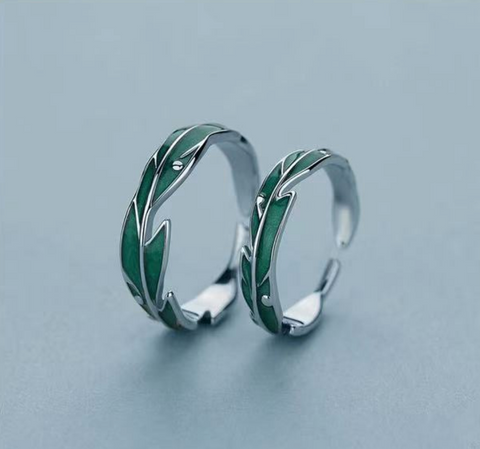 Green Leaf Ring