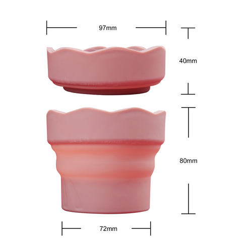 Collapsible Water Cup - Pink
