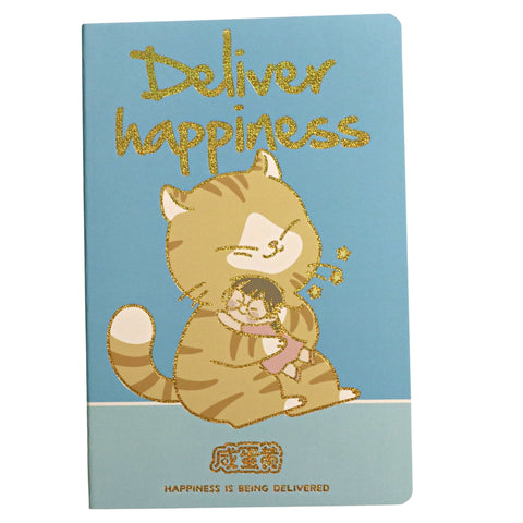 Happiness Cat A5 Notebook